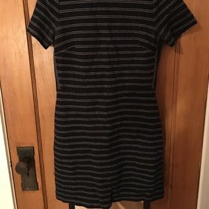Black and Silver Madewell short dress